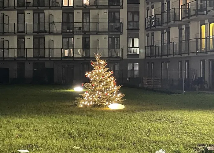 Wypoczynek Nowoczesna Malta Parking Goldair 아파트